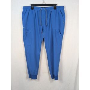 Koi Next Gen Good Vibe 7 Pocket Stretch Jogger Scrub Pant Blue Women's Size XL